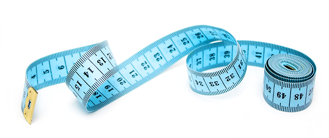 Cinta m�trica azul